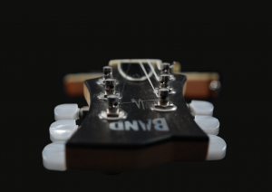 FF Blue Headstock Vooraanzicht 1 Diep Witte Achtergrond